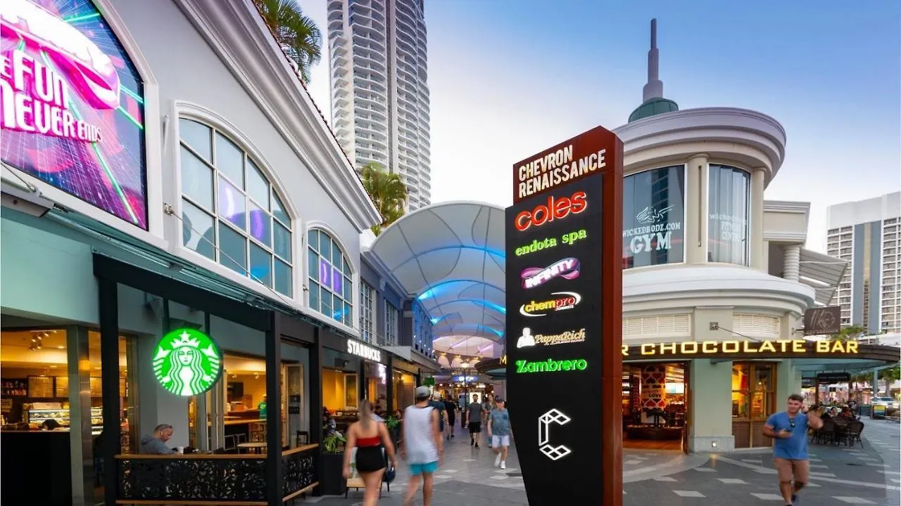 アパート Circle On Cavill Surfers Paradise Apartments-Holiday Paradise ゴールドコースト オーストラリア